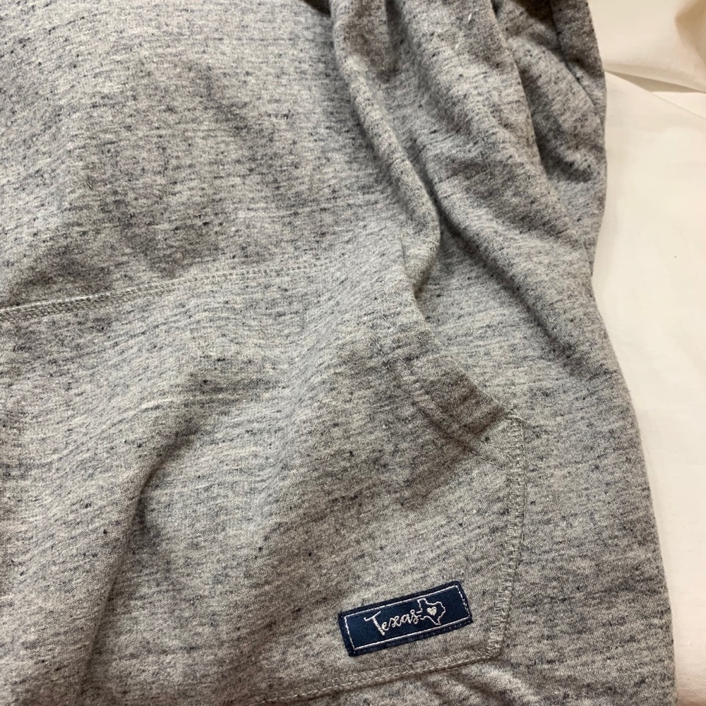 Oversized unfinished hem Texas Cozy Hoodie